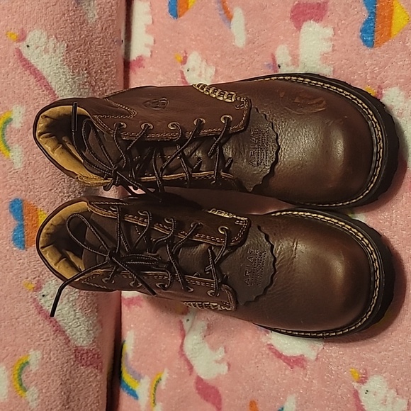 Womens Ariat lace boots - Picture 3 of 4